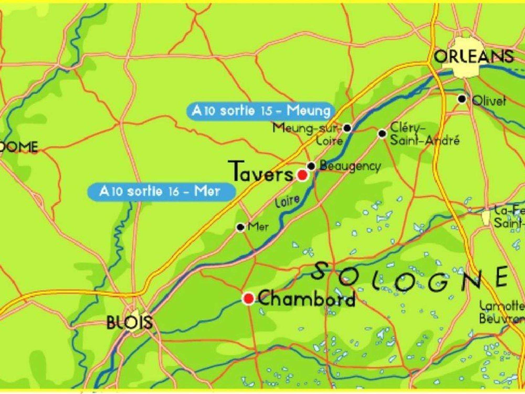 Chambres D'Hotes De Charme Au Pays Des Chateaux Avec Wi-Fi - Fr-1-590-333 Tavers Εξωτερικό φωτογραφία